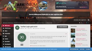 
                            6. Twitter Login geht nicht - Feedback & Kritik - ARK Forum | ATLAS ...