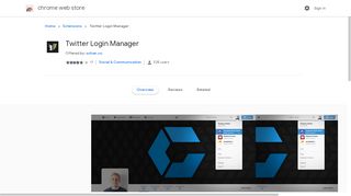 
                            3. Twitter Login Manager - Google Chrome