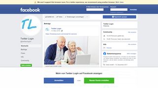 
                            3. Twitter Login - Startseite | Facebook