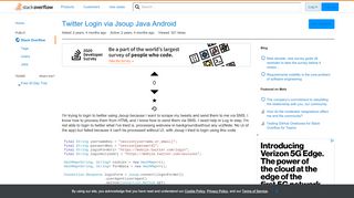 
                            12. Twitter Login via Jsoup Java Android - Stack Overflow