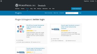 
                            10. twitter login | WordPress.org