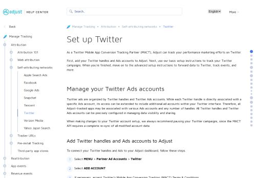 
                            8. Twitter Mobile App Conversion Tracking - Adjust docs