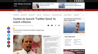 
                            7. Twitter Seva: Centre to launch 'Twitter Seva' to reach citizens | India ...