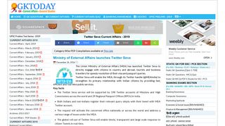 
                            12. Twitter Seva : Latest Current Affairs and News - Current Affairs Today