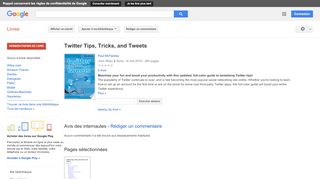 
                            11. Twitter Tips, Tricks, and Tweets