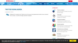 
                            5. Twitter verwijderen - Webwijzer.nl