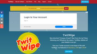 
                            1. TwitWipe - Delete all your tweets in one go!