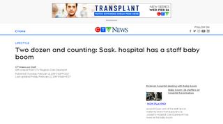 
                            9. Two dozen and counting: Sask. hospital has a staff baby boom ...