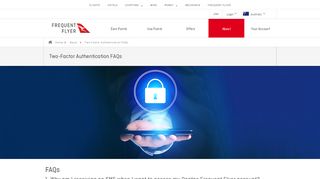 
                            12. Two-Factor Authentication FAQs - Qantas Points