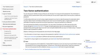 
                            8. Two-factor authentication - Passport. Help - Yandex
