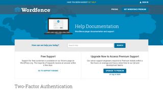 
                            11. Two Factor Authentication - Wordfence