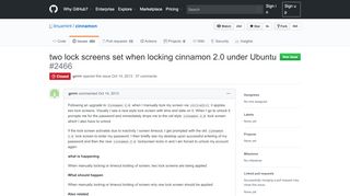 
                            9. two lock screens set when locking cinnamon 2.0 under Ubuntu · Issue ...