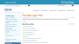 
                            5. Two-Step Login FAQ - Blink