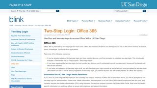 
                            9. Two-Step Login: Office 365 - Blink