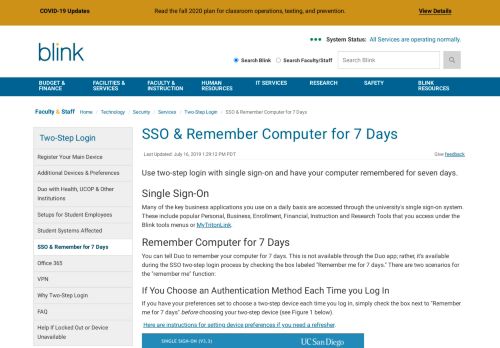 
                            12. Two-Step Login: SSO and Remember Computer for 7 Days - Blink