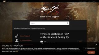 
                            12. Two-Step Verification (OTP Authentication): Setting Up – Blade & Soul ...