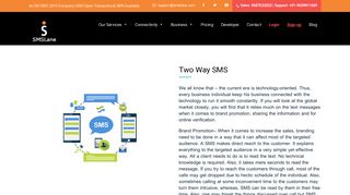 
                            12. Two Way SMS - #1 Bulk SMS Service Provider India. SMS ...