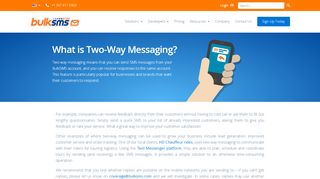 
                            5. Two-way SMS Messaging | BulkSMS.com