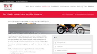 
                            3. Two Wheeler Insurance | Bike insurance Online Renewal India - HCSPL