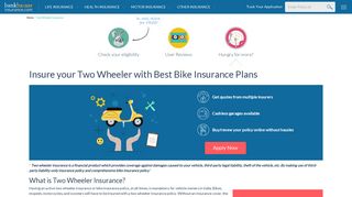 
                            12. Two Wheeler Insurance: Buy or Renew Bike Insurance in India 2019