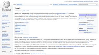 
                            2. TwoGo by SAP – Wikipedia