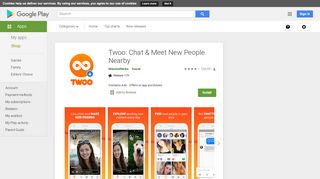 
                            7. Twoo - Conheça pessoas novas – Aplicações no Google Play