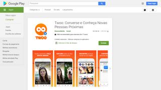 
                            3. Twoo - Conheça pessoas novas – Apps no Google Play