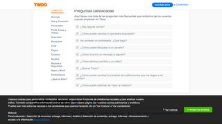
                            2. Twoo - Conoce gente nueva - Preguntas más Frecuentes