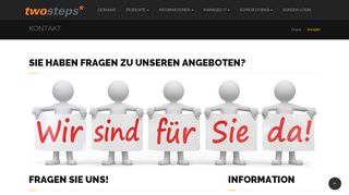 
                            8. twosteps GmbH - Kontaktieren Sie uns! - Twosteps.net