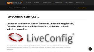 
                            3. twosteps Services für Liveconfig - Twosteps.net