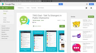 
                            13. TWS Chat - Talk To Strangers in Public Chatrooms - Apps on Google ...