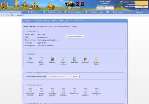 
                            7. tx2.com (tx2.travian.com, 2012) - Travian Tools - Getter-Tools
