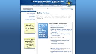 
                            2. TxDPS - DL Online Services - Texas DPS - Texas.gov