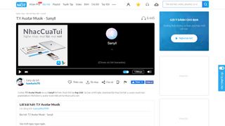 
                            9. T.Y Avatar Musik - Sanyll - NhacCuaTui
