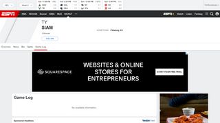 
                            13. Ty Siam Game by Game Stats and Performance | ESPN - ESPN.com