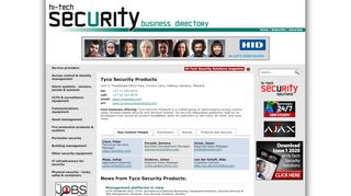 
                            13. Tyco Security Products - Hi-Tech Security Business Directory (HSBD)