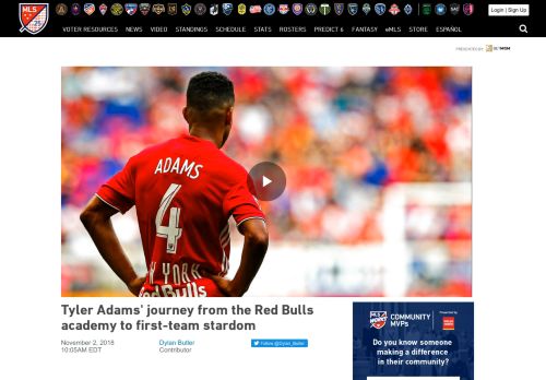 
                            11. Tyler Adams' journey from the Red Bulls academy to first-team ...