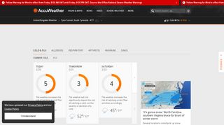 
                            13. Tyne Tunnel Common Cold Weather - AccuWeather for United ...