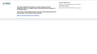 
                            4. Type your user ID and password to log on to the site. - Mitel OnLine