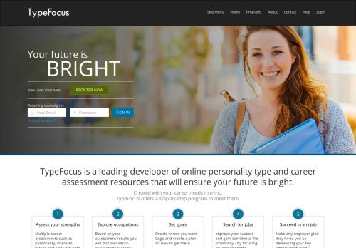 
                            10. TypeFocus, Career Aptitude Personality Type Test Career Advice ...