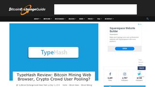 
                            1. TypeHash: Bitcoin Mining Web Browser Uses Crypto ...