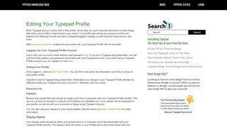 
                            11. Typepad Knowledge Base: Editing Your Typepad Profile