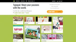 
                            2. Typepad. Share your passions with the world. | Typepad
