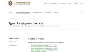 
                            6. Types of employment contracts - The Official Portal of the UAE ...