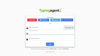 
                            10. Typing Agent: Login