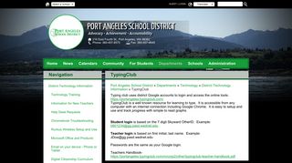 
                            12. TypingClub - Port Angeles School District