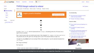 
                            4. TYPO3 felogin redirect to referer - Stack Overflow