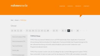 
                            6. TYPO3 Flow - das PHP basierte freie Application Framework