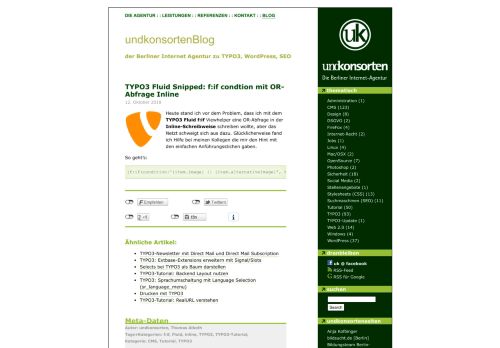 
                            7. TYPO3 Fluid Snipped: f:if condtion mit OR ... - undkonsortenBlog