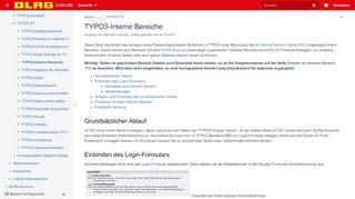
                            3. TYPO3-Interne Bereiche - Anleitungen - DLRG Wiki